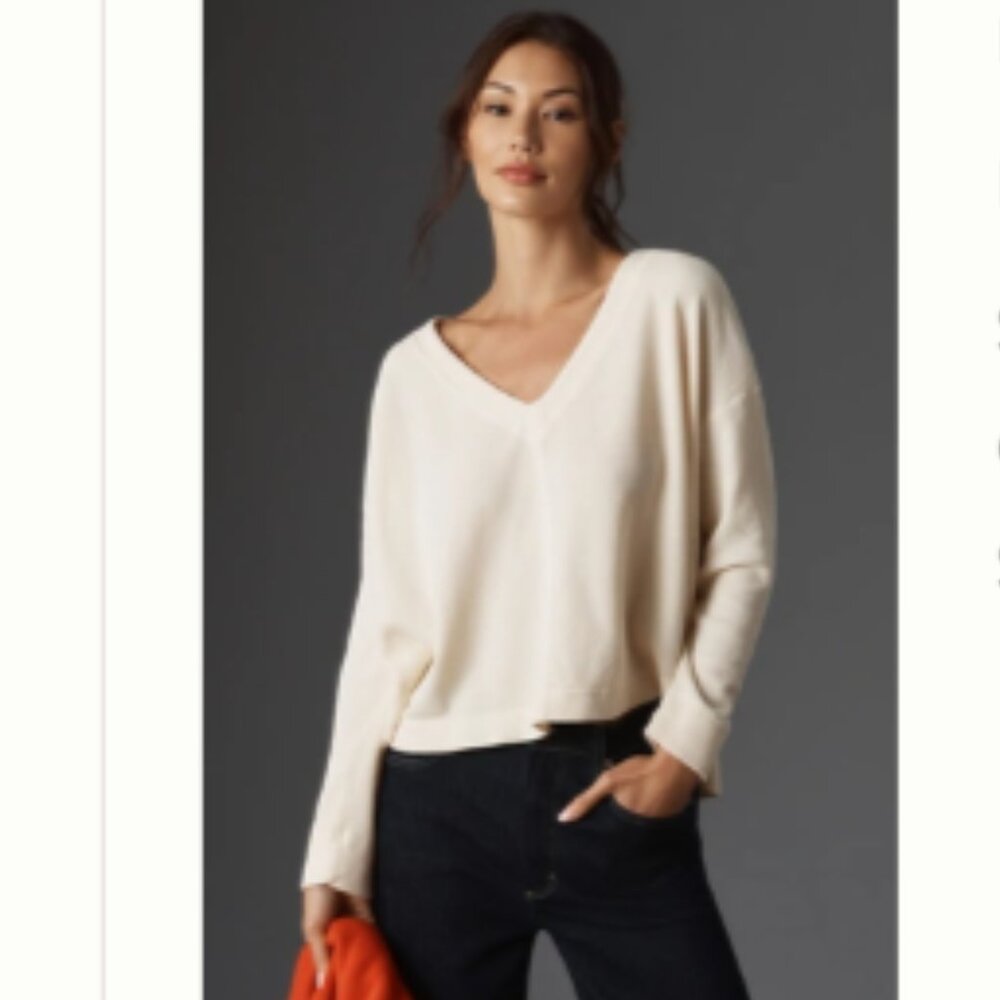 Brand New Pilcro Long-Sleeve V-Neck Top